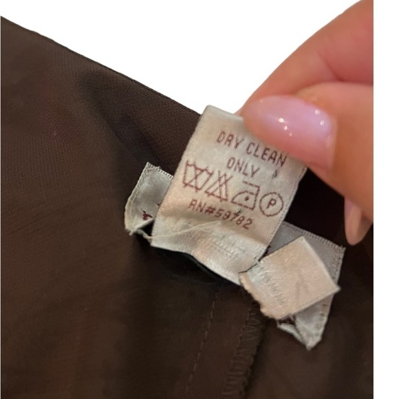 Adrianna Papell Vintage Silk Print Dress Size 12 - Picture 6 of 9